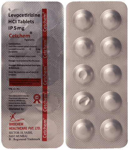 Cetchem 5mg Tablet