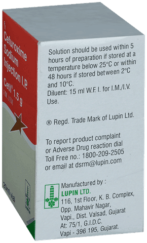 Cetil 1500mg Injection