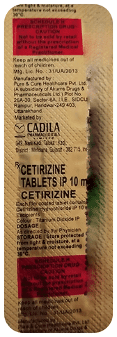 Cetirizine Tablet
