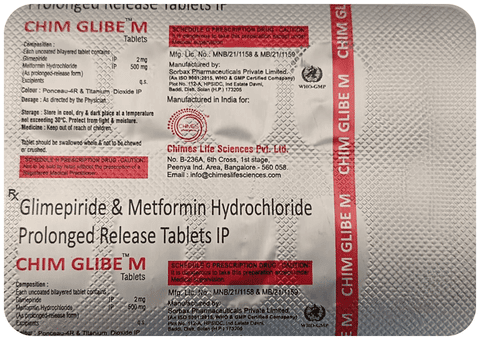 Chim Glibe M Tablet PR