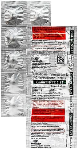 Cilaheart TC 40mg/10mg/6.25mg Tablet