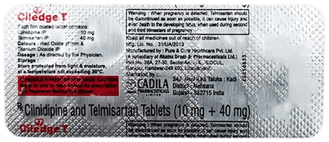 Ciledge T 10mg/40mg Tablet
