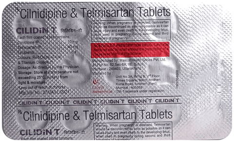 Cilidin T 10mg/40mg Tablet