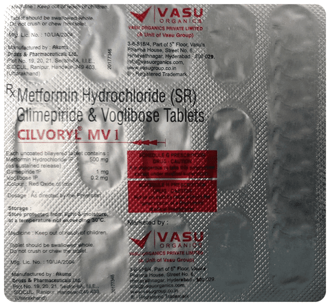 Cilvoryl MV 1 Tablet SR
