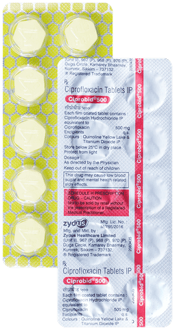 Ciprobid 500 Tablet