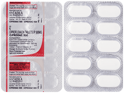 Ciprodac 500 Tablet
