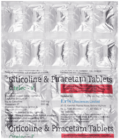 Citelec P 500mg/800mg Tablet