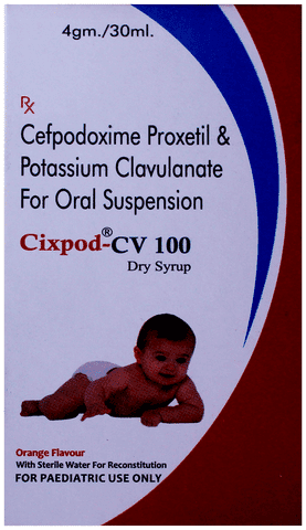 Cixpod-CV 100 Dry Syrup Orange