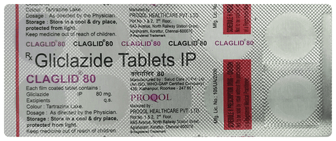 Claglid 80mg Tablet