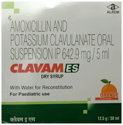 Clavam ES Dry Syrup Orange
