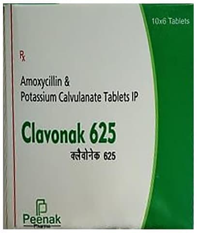 Clavonak 500mg/125mg Tablet