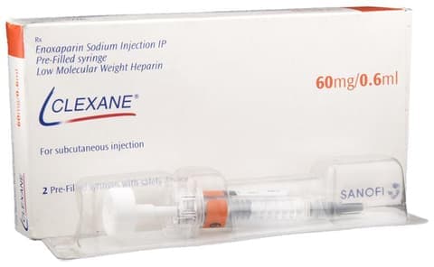 Clexane 60mg Injection (0.6ml Each)
