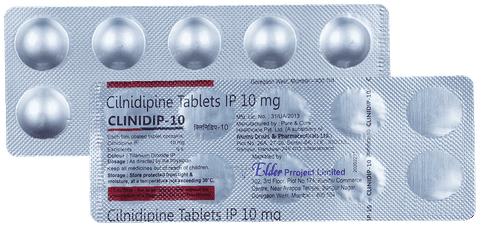 Clinidip 10mg Tablet