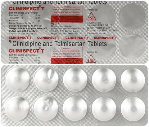 Clinispect T 10mg/40mg Tablet