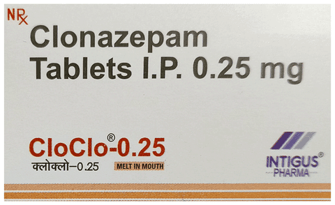Cloclo 0.25 Melt in Mouth Tablet