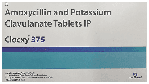 Clocxy 375 Tablet