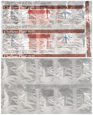 Cloflow Plus 75 mg/75 mg Capsule