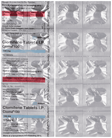 Clome 100mg Tablet