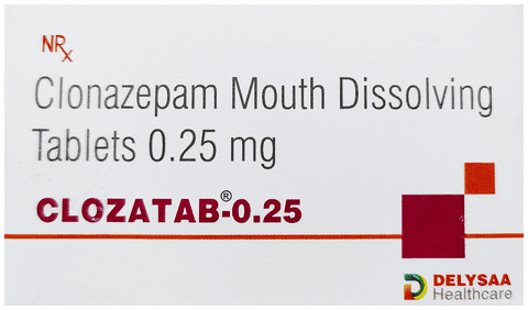 Clozatab 0.25 Tablet MD