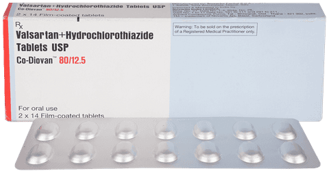 Co-Diovan 80/12.5 Tablet
