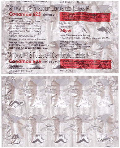 Coeamox 625 Tablet