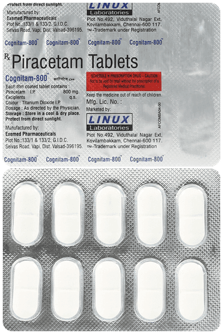 Cognitam 800mg Tablet
