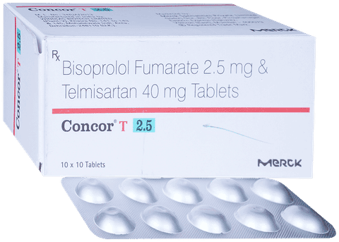 Concor T 2.5mg/40mg Tablet