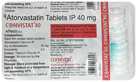 Convistat 40 Tablet