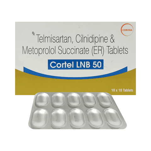 Cortel LNB 10mg/50mg/40mg Tablet