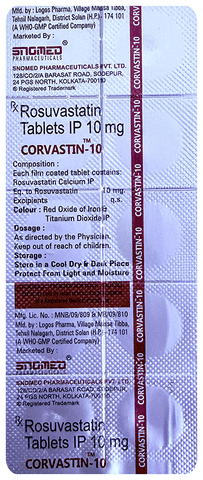 Corvastin 10 Tablet