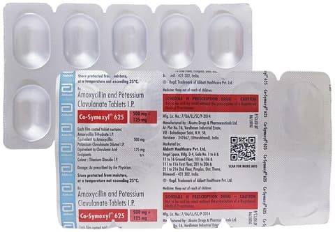 Cosymoxyl 500mg/125mg Tablet