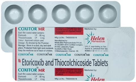 Coxitor MR 60mg/4mg Tablet