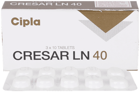 Cresar LN 10mg/40mg Tablet