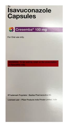 Cresemba 100mg Capsule