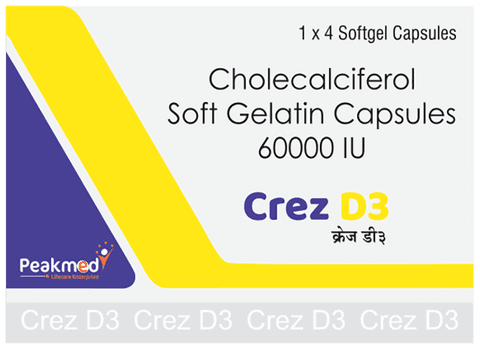 Crez D3 Soft Gelatin Capsule