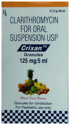 cRIXan 125mg Granules Mixed Fruit