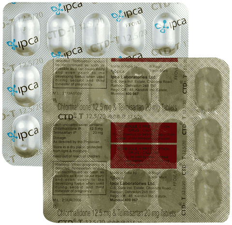 CTD-T 12.5/20 Tablet