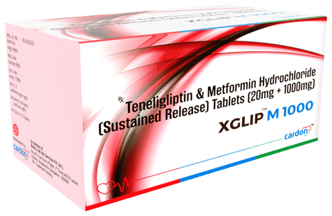 Xglip M 1000mg/20mg Tablet