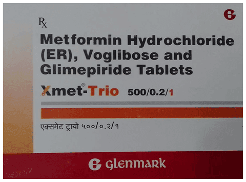 Xmet-Trio 500/0.2/1 Tablet ER