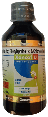 Xoncof D Syrup Sugar Free