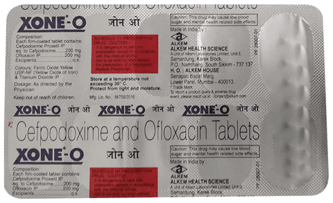 Xone O 200mg/200mg Tablet