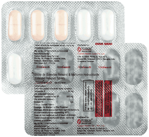 Xzid M 60mg/500mg Tablet ER