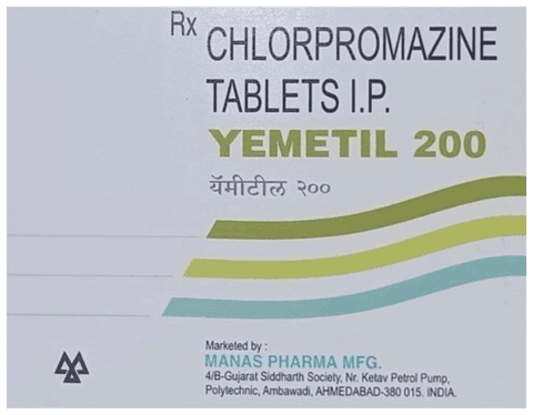 Yemetil 200mg Tablet