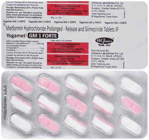 Yogamet-GM 1 Forte Tablet