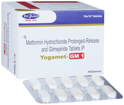 Yogamet-GM 1 Tablet PR