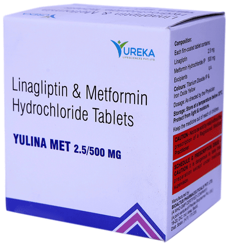 Yulina Met 2.5/500 MG Tablet