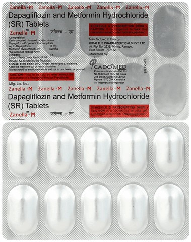 Zanella M 10mg/500mg Tablet