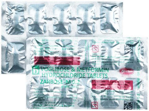 Zarbose-M 0.2 Tablet