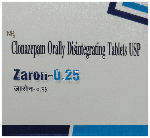 Zaron 0.25 Tablet MD