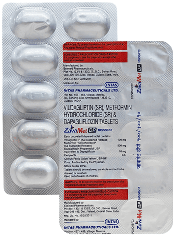 Zavamet DP 10mg/500mg/100mg Tablet